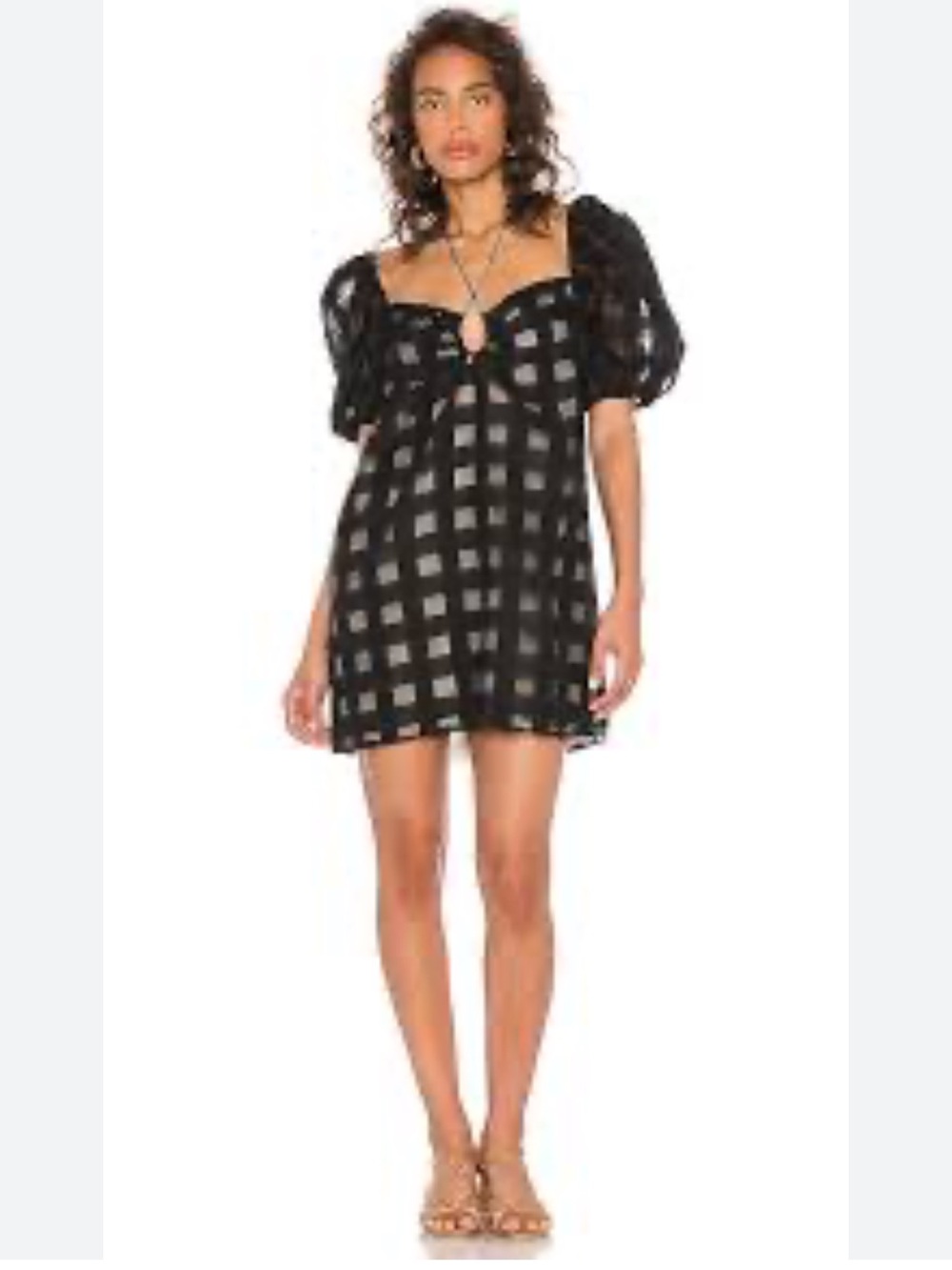 LPA Rachel Mini Dress Size Medium - Picture 7 of 7